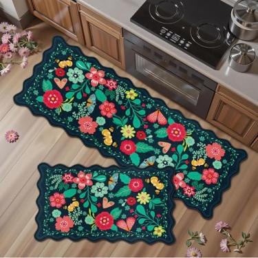 Imagem de Arenarug Tapetes de cozinha recortados azul-marinho