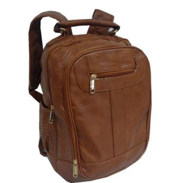 Imagem de Mochila Escolar Grande Faculdade Feminino Impermeável  - Fany, caramel