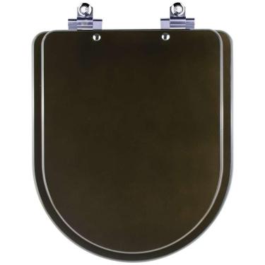 Imagem de Tampa De Vaso Sanitário Com Amortecedor Carrara Marrom Degrade Para Bacia Deca