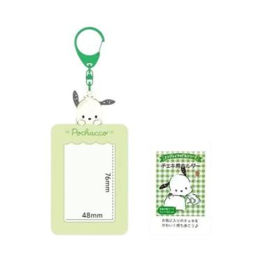 Imagem de Porta-Cartões com Pingente Anime Sanrio - Hello Kitty, My Melody, Kuro