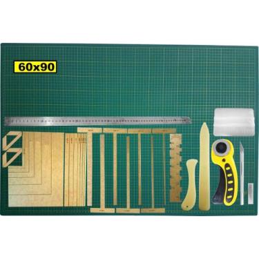 Imagem de Base Corte A1 90x60 Réguas Estilete Gabaritos Cartonagem 21. - De Acor