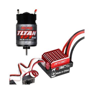 Imagem de Motor Escovado NEEBRC 550 De Alto Torque Com 60A 360A ESC Para Carro D