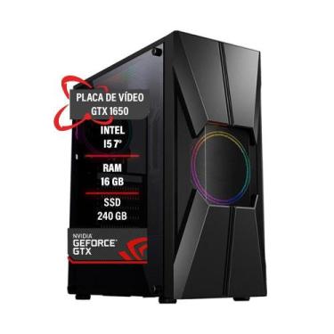 Imagem de Pc Gamer Intel Core I5 7 Gtx 1650 Memória 16Gb Ssd 240Gb - Tech Fusion