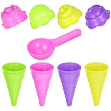 Imagem de Gadpiparty 1 Conjunto De Moldes Casquinhas De Sorvete: Molde Sorvete Festas Viagens E Diversão Em Casa - Acessório Fazer Moldes De Plástico Reutilizáveis