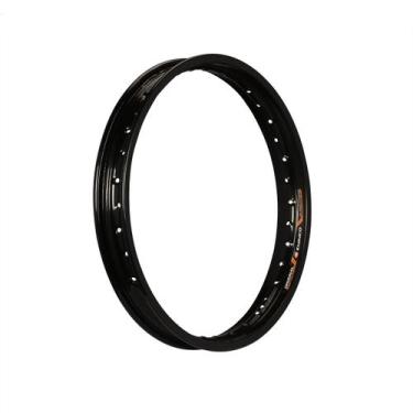 Imagem de Aro de Roda Moto Dianteiro Eninco em Aço 185 X 19, PRETO