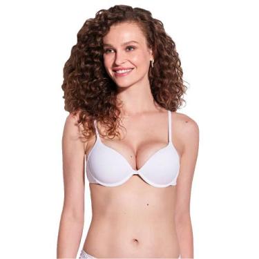 Imagem de Sutia 2384 Hope Push Up Poliamida Suave Com Aro e Bojo Ajustável, 46, 
