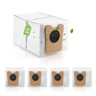 Imagem de 4 peças de substituição para sacos de pó Eufy Omni C20/C10 compatíveis com sacos de aspirador de pó Omni Robot Eufy C20/C10 (grande capacidade de 3,1L)