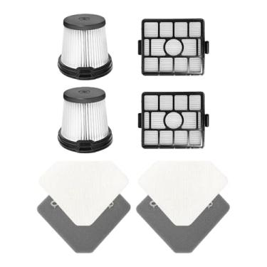 Imagem de KingBra Kit de substituição de filtro de vácuo compatível com aspirador de pó limpo e leve sem fio BU3523 BU3521 BU3120 Parte XFBU3000 XPRFIW1000, 2 filtros HEPA, 2 pré-filtros, 2 filtros de espuma e