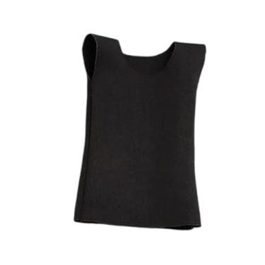 Imagem de YIJU Roupas para bonecos de ação 1/6, regata para vestir, acessórios para fantasias casuais de boneca, roupas em miniatura para bonecas femininas de 12, Preto