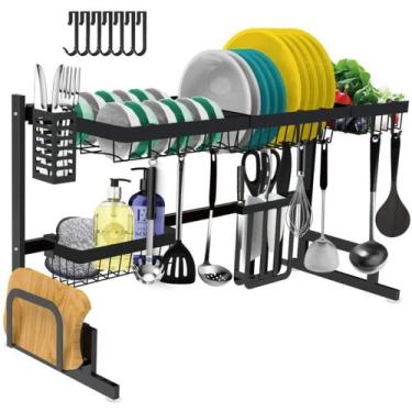 Imagem de Escorredor De Louças Organizador Pia Cozinha Suspenso 85cm - Rack Esco