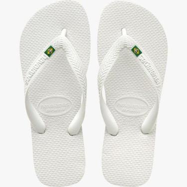 Imagem de Chinelo Havaianas Hav. Brasil Fc, Branco, 39/40
