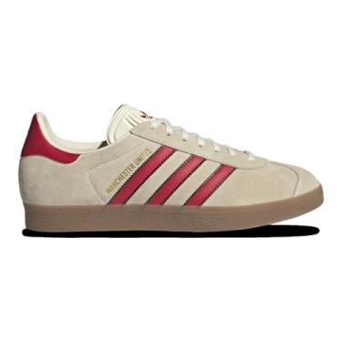 Imagem de Adidas Gazelle Manchester United - Masculino (JS3040, Creme/Core Black), Creme/Core Black, 44
