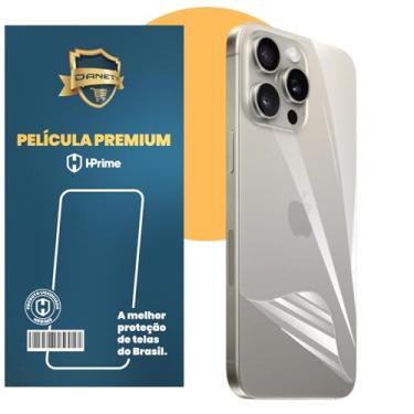 Imagem de Pel�cula Traseira Danet Nanoshield Para iPhone 13 ao 16 Prote��o Invis�vel e Resist�ncia Extra (Verso Para iPhone 15 Pro Max)