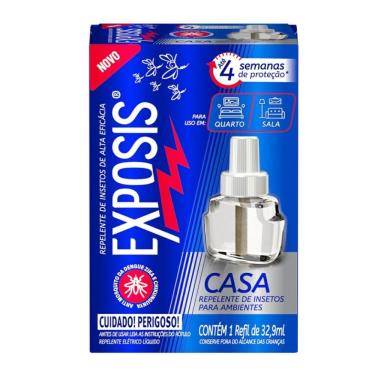 Imagem de Refil Repelente Elétrico Líquido Exposis Casa 32,9ml