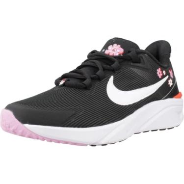 Imagem de Nike Star Runner 4 NN SE Tênis de corrida infantil grande (FJ8077-001, preto/rosa/vermelho picante/branco), N, 18