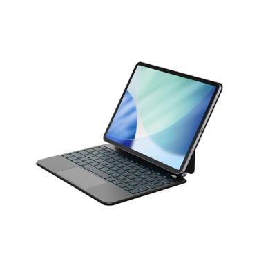 Imagem de BETTDOW Capa com Teclado e Trackpad para iPad iPad Air 11 inch M3 2025/Air 6ª 11 polegadas M2 2024/iPad Air 4th/5th 10.9 inch & iPad Pro 11 inch (4th/3rd/2nd/1st Gen),Liga de alumínio de 585g
