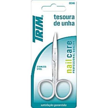 Imagem de Tesoura Trim Para Unha Com Ponta Curva