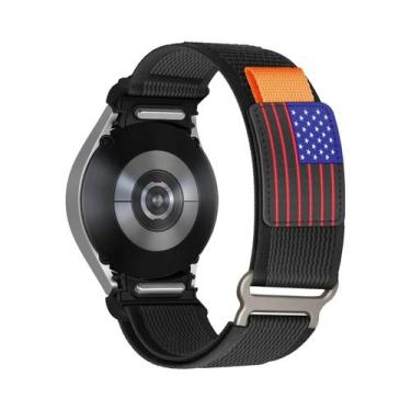 Imagem de Pulseira De Nylon De 40mm 44mm 45mm Para Samsung Galaxy Watch 7 6 5 4 