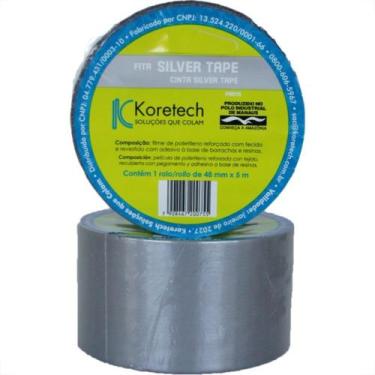 Imagem de Fita Silver Tape Koretech 48 X 5M Cinza Pa.35.01.1.0001