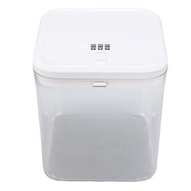 Imagem de TOPINCN Caixa de Bloqueio de Segurança para Medicamentos Seguros, Caixa de Trava de Medicamentos Com Código de Combinação, de Armazenamento Travável para Lanches de Geladeira,