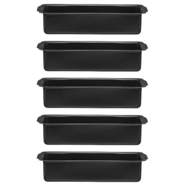 Imagem de Assadeira De Pão Retangular Grande Antiaderente 2L 05 Un - Marcolar