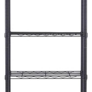 Imagem de Estante De Aço Preto 180X60X35Cm Até 300Kg - 6 Prateleiras - Spaceo