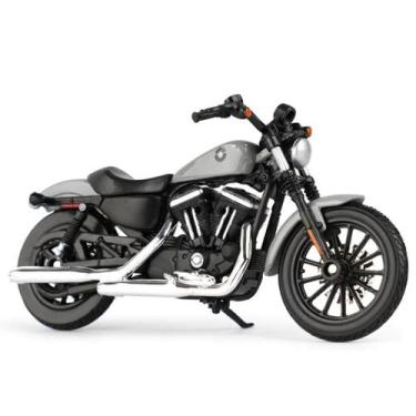 Imagem de Miniatura Moto Hd Sportster Iron 883 1/18 Cinza Maisto 31360