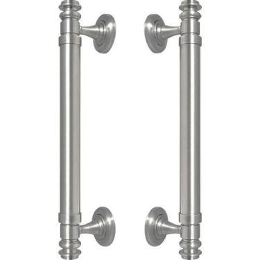 Imagem de Puxador Duplo Porta Pivotante Davinci 300Mm Níquel Escovado - Máxima m