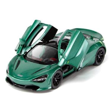 Imagem de Carro de brinquedo iPariser Alloy Collectible Green McLaren 720s 1:32