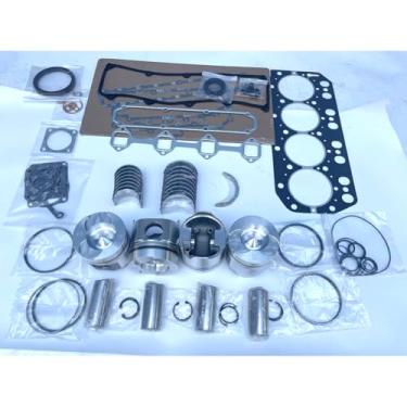 Imagem de Para yanmar Marine 4LH-STE 4LH kit de reconstrução de anel de pistão rolamento de junta