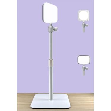 Imagem de Suporte de luz de mesa compatível com Logitech Litra-Glow-Light e Elgato Key-Light-Neo