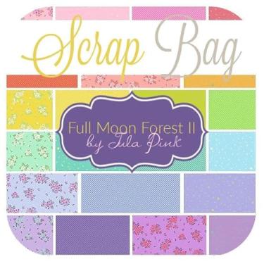 Imagem de Saco de sucata True Colors 2025 (aproximadamente 2 jardas) da Tula Pink para Free Spirit 2 jardas de tecido de colcha DIY