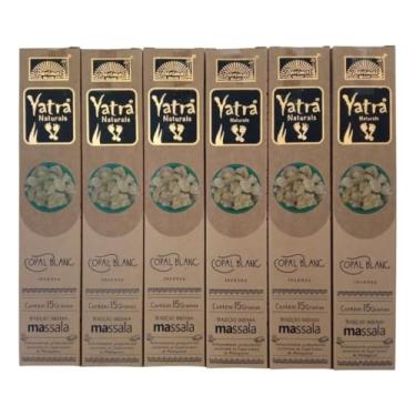 Imagem de Incenso Parimal Massala Naturals Yatra Copal Branco 6cxs.15g