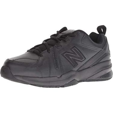 Imagem de New Balance Tênis masculino 608 V5 casual Comfort Cross Trainer, Preto/preto, 12 X-Wide