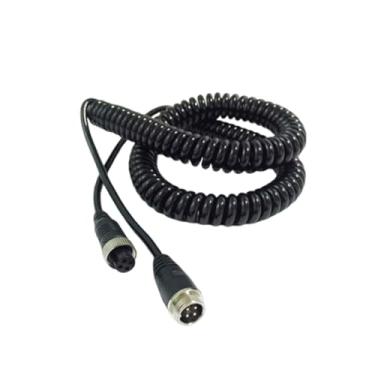 Imagem de KiBcsLic Cabo de extensão telescópico, conector de aviação para colheitadeira extensível para conexão de câmera DVR TV RV, 5m