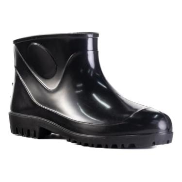 Imagem de Bota Botina Botinha PVC Cano Extra Curto para Açougue Cozinha Restaurantes Hotel Industrial Abatedouros Impermeável - Innpro (Preto, 43, BR, Adulto, Alfa, Único)