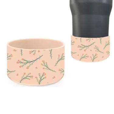 Imagem de Botas de silicone para botas protetoras de silicone para garrafas de água Stanley com proteção de garrafa de vidro para garrafas de água fofas com manga antiderrapante para garrafas de água para base