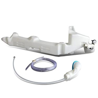 Imagem de DNA Motoring OEM-WT-HO1288191 Reservatório de fluido de lavadora de para-brisa estilo fábrica com tubo de tampa e bomba de fluido compatível com CR-V 2012