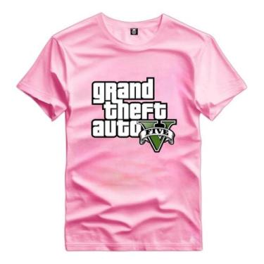 Imagem de Camisa Masculina Premium Estampada Gta V Algodão Estilosa - Versitz, R
