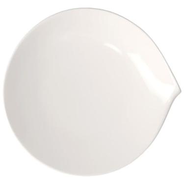 Imagem de Prato de Jantar para Todas as Ocasiões com Estilo Moderno, Formato Curvo e Material de Porcelana, Villeroy Boch, Branco