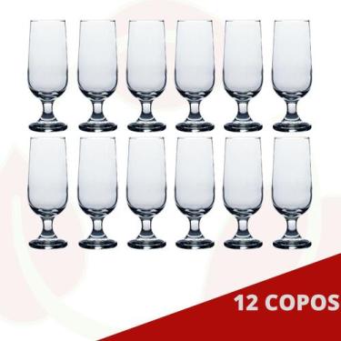 Imagem de 12 Taça de Chopp Vidro Cerveja Drink Coqueteis 300ML - NADIR FIGUEREID
