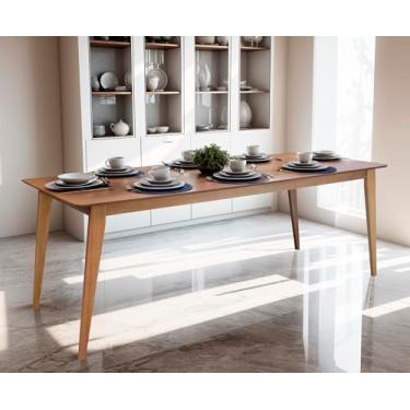 Imagem de Mesa De Jantar Retangular 8 Lugares 220 X 90 cm - Mesa Grande