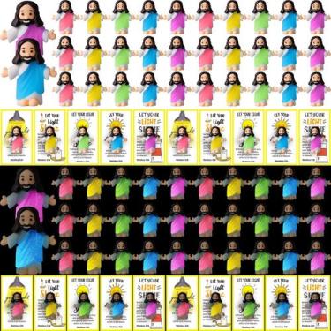 Imagem de Conjunto de estatuetas CroBlissful Mini Jesus 60 Glow in Dark 3,5 cm