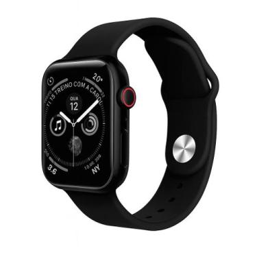Imagem de SmartWatch X7 Plus Assistente de Voz Notificações Esportes Chamadas Bl