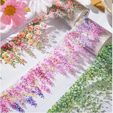 Imagem de Adesivos de videira floral, adesivos de PET de folha verde, adesivos decorativos para scrapbooks, diários, cadernos, álbuns, embrulho de presente