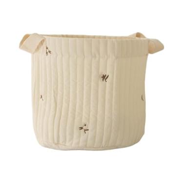 Imagem de harayaa Cesta de fraldas para bebê, organizador de fraldas, presente vazio para chá de bebê, cesta de armazenamento multiuso, caixa de armazenamento para, Kapok Grande