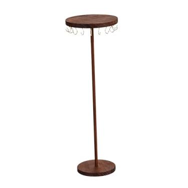 Imagem de Dynwave Porta-joias, Prateleira para Colares e Brincos, Cabide para Colares, Expositor de Joias para Decoração de Casa, 12x40cm