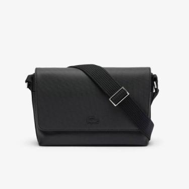 Imagem de Bolsa Lacoste Messenger Clássica Masculina, Branco, 00