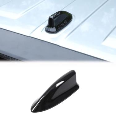 Imagem de Heutamo Capa de antena compatível com Toyota Tacoma 2025 2024, capa de base de antena de tubarão de carro acessórios externos (piano preto)
