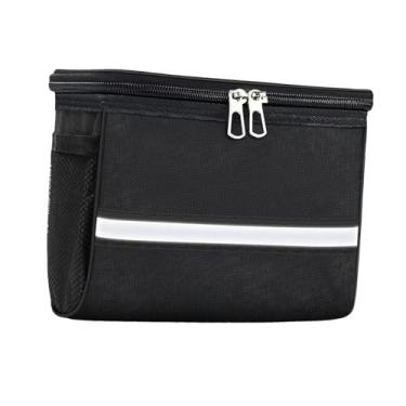 Imagem de Zxpjkyu Bolsa Transparente para Guidão de Bicicleta, com Bolso de Grande Capacidade E Suporte para Celular com Tela Sensível Ao Toque. Cesta Frontal para Bici